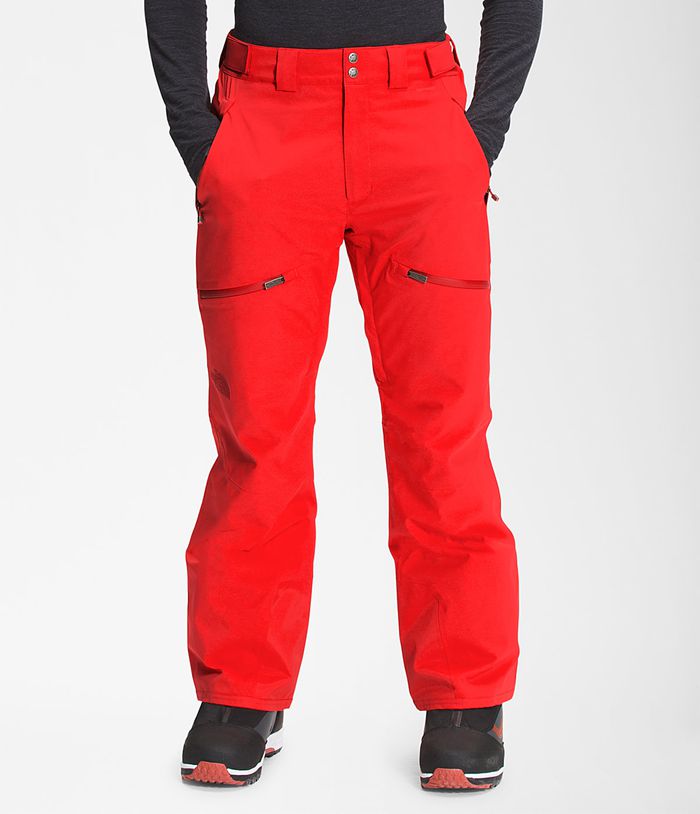 The North Face Snow Pants Chakal Red - Mens - Thailand WTBMS-2197